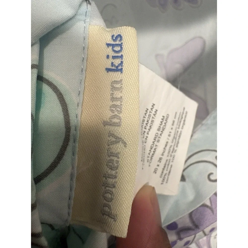 Pottery Barn Kids Butterfly Pillow Sham Standard Girls Garden Children Nursery
